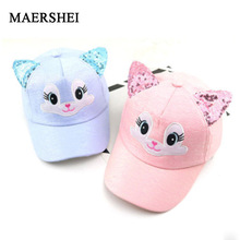 MAERSHEI Children  Baseball Cap Girls Snapback Hip Hop Caps Cat Ear Kids Sun Hat  Spring Summer 2024 - buy cheap