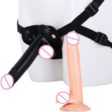 Strapon Dildo Pants For Couples Women Lesbian Men Gay Strap On Dildo Realistic Penis Suction Cup Dildos Sex Toys For Woman 2024 - buy cheap