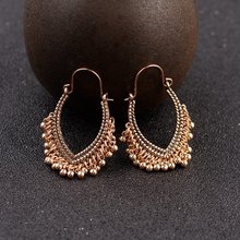 Boho Ancient Silver Color Alloy Tassel Earrings Jewelry Gypsy Earrings Ethnic Collection Earrings For Women Oorbellen 2024 - buy cheap