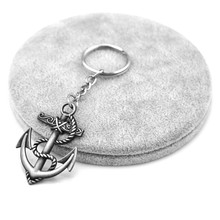 Vintage Anchor Keychain For Men Retro Skull Anchor Rudder Key Chain on Pants Bag Car Trinket Boys Jewelry Party Souvenirs Gift 2024 - buy cheap