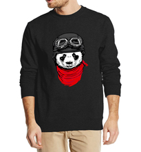 Chinese Style Funny Panda Printed hoodie men 2019 autumn winter warm fleece men sweatshirt hoodies cool harajuku style tracksuit 2024 - buy cheap