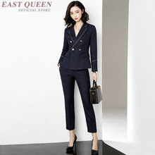 Women business suits office uniform designs women slim blazers suit cardigans business casual women outfits FF793 2024 - buy cheap