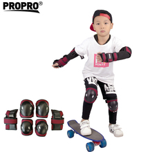 6 Pieces Kids Outdoor Sports Protective Gear Knee Pads Elbow Pads Wrist Guards Cycling Roller Skating Safety Protection 2024 - buy cheap