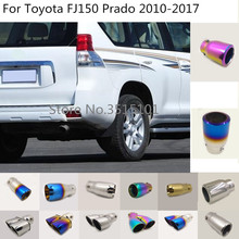 Car Styling Cover Muffler Pipe Outlet Dedicate Exhaust Tip Tail For Toyota FJ150/Prado 2010 2011 2012 2013 2014 2015 2016 2017 2024 - buy cheap