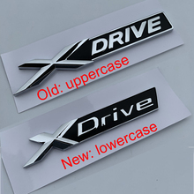 New Old X DRIVE Chrome and Black Bar Emblem Sticker for BMW New 3 5 7 Series Car Styling Fender Trunk All Wheel Drive Logo 2024 - buy cheap