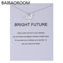 Have Card Fashion Jewelry Animal Ornaments Zodiac Logo Alloy Clavicle Pendant Short Necklace Women Gift 2024 - buy cheap