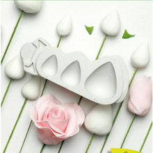 Luyou-Molde de silicona para pastel de encaje con flor de lirio, molde de decoración para fondant para pastel de cumpleaños, molde para chocolate, 1 unidad, FM1877 2024 - compra barato