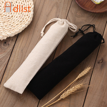 9.85'' 25cm Portable Cotton Cloth Dinnerware Bag Cutlery Storage for Knives Fork Spoon Kitchen Travel Reusable Bags Accessories 2024 - buy cheap