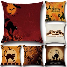 hot sell Halloween pillow covers for sofa cat sofa Car Pillow Cover Print creative pillowCase Home Decor  pillow case PP54 2024 - buy cheap