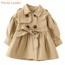 Детская куртка casaco infantil, пальто для маленьких девочек, весна 2019, детский плащ Jas, двойная ветровка для девочек, детская куртка для От 1 до 4 лет 2024 - купить недорого