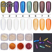 1g Metallic Mirror Magic Powder Nail Glitter Chrome Pigment Dust Nail Art Decorations Shiny Sequins Manicure 2024 - buy cheap