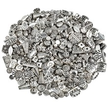 TUMBEELLUWA 1Lot (230g) Mixed Tibetan Silver Spacer Beads for DIY Jewelry Making 1-2mm Hole 2024 - buy cheap