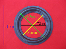 20 pieces 4.5 inch 4.5" woofer/Bass SPEAKER SURROUNDS REPAIR RUBBER rings or foam 2024 - buy cheap