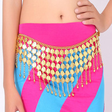 Belly Dance Metal Hip Scarf Tribal Coins Belt Waist Chain With Jingle Accessory Gold and Silver Color 12pcs/lot 2024 - buy cheap
