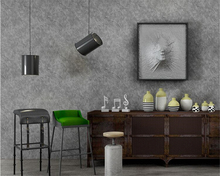 Beibehang estilo industrial retro liso cor sólida manchado cinza cimento papel de parede restaurante loja roupas não tecido 3d 2024 - compre barato