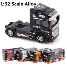 Camión de aleación a escala 1:32, supercabeza de camión, modelo de coche de aleación extraíble, juguetes para niños, Envío Gratis 2024 - compra barato
