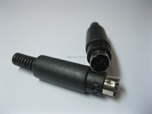10 Pcs Mini plug DIN Plug Connector 3 Pin Mini with Plastic Handle 2024 - buy cheap