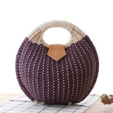 New classic seashells handbag personality cute rattan bag straw bag woven handbags travel holiday leisure beach bag 2024 - buy cheap