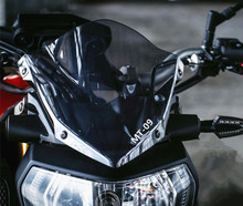 Аксессуары для мотоциклов, пригодный для MT-09 MT09 FZ09 FZ-09 2014 2015 2016 лобовое стекло козырек ветрового стекла, козырек от ветра с логотипом 2024 - купить недорого