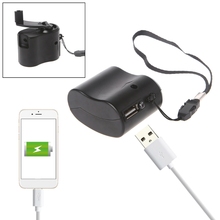 Manual Outdoor Phone Emergency Charger Portable Hand Power USB Dynamo Crank For Phone 2024 - buy cheap