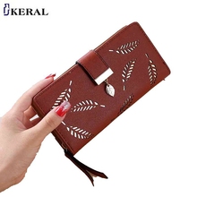 3 Fold Fashion PU Leather Women Wallets Patchwork Hasp Coin Pocket Female Clutch Female Purse holder Wallet carteira feminina 2024 - buy cheap