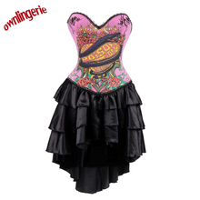 Бесплатная доставка, оптовая продажа, соблазнительное розовое платье-бюстье с животным драконом, дизайнерское блестящее платье W3487 2024 - купить недорого