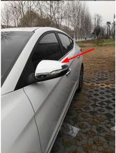 ABS хромированное зеркало заднего вида Накладка/зеркало заднего вида украшение для 2013-2017 Hyundai Santa Fe IX45 2024 - купить недорого