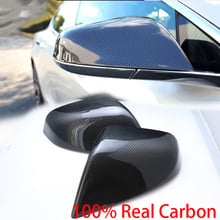 100% Real Carbon Fiber Shell sport style Side Mirror Cover Cap for Tesla model S 2014 2015 20016 2017 2018 car styling 2024 - buy cheap