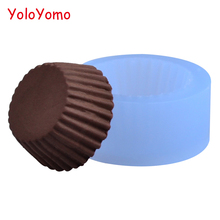 G158YL Cupcake Mold Tart Bottom 23mm Flexible Silicone Mold Decoden Kawaii Miniature Sweets Food Jewelry Mold 2024 - buy cheap