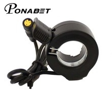 WUXING 130X24 V/36 V/48 V/60 V/72 V Acelerador Polegar Com cabo Auxiliar Para Acessórios Peças Ebike Bafang Motor Elétrico Da Bicicleta 2024 - compre barato