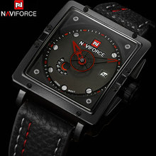 NAVIFORCE Men Sports Watches Men's Quartz Hour Date Clock Man Leather Strap Military Army Waterproof Wrist Watch Male Relogio 2024 - buy cheap