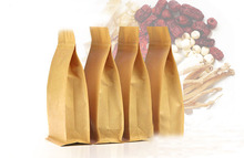 10*20 + 6 50 piezas de pie marrón Ziplock kraft bolsas de papel cajas reciclables para boda/regalo /joyeria/comida/caja de papel para dulces 2024 - compra barato