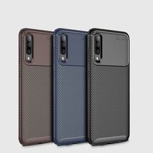 À prova de choque de fibra tpu telefone volta capa para samsung galaxy a70 a50 a50 a50s a30 m30 a50 caso protetor de borracha 2024 - compre barato