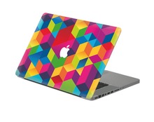 Skin adesiva para macbook air pro, proteção completa de vinil, adesivo colorido em bloco para notebook de 11 ", 13" e 15" 2024 - compre barato