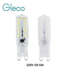 AC 220V G9 LED Bulb 5W SMD 2835 LED G9 Bulb Milky/Transparent cover 360 Beam Angle LED Lamp Replace Halogen Crystal Spotlight 2024 - buy cheap
