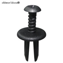 shhworldsea 100pcs car plastic clip& auto  fastener  for  push type retainer for european 82421028,504056662 2024 - buy cheap