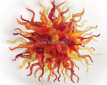 100% Hand Blown Dale Chihuly Lamp Cute Design Hallway Light Hotel Chandelier 2024 - buy cheap