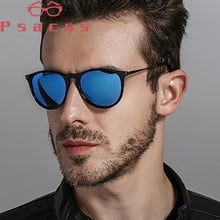 Psacss-gafas De sol polarizadas redondas para hombre, lentes De sol para conducir y pescar, De marca superior, Vintage, UV400 2024 - compra barato