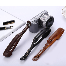 PU Leather Camera Wrist Hand Strap Lanyard for Sony Alpha DSLR a6000 a5000 a5100 A7R A7 A7M2 a9 A7I NEX-7 NEX-5 PU Leather Wrist 2024 - buy cheap