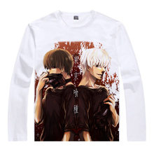 Tokyo Ghoul T-Shirt Rinkaku Shirt heat-transferred Long sleeves t-shirts anime Fan kawaii costume t-shirts men's Anime shirts a 2024 - buy cheap