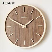 Large Wooden Wall Clock Wood Wall Clocks Home Decor Quartz Watches Accessories For Living Room Wood Watch Modern Design 2024 - buy cheap