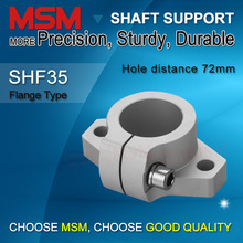 MSM Horizontal Flange Linear Shaft Support 4pcs/lot SHF35 Aluminium 35mm Linear Rail End Support CNC Parts Automation Parts 2024 - buy cheap