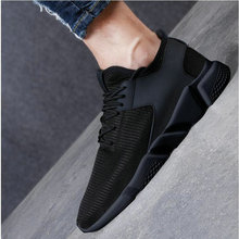 Sapatos masculinos casuais de malha, tênis respirável de verão com cadarço, moda para casais, sapatos planos, 2019 2024 - compre barato