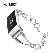 PETENRY Metal Strap for Fitbit Charge 4 Watch Band Replacement Wrist Strap Band Stainless Steel Bracelet for Fitbit Charge 3 2024 - buy cheap