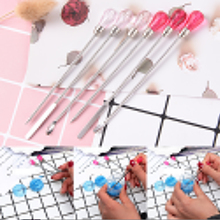 3pcs Mixing UV Gel Nail Art Dotting Rhinestone Picker Nail Stirring Polish Rod Needle Picker Tools 2024 - buy cheap