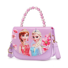 Disney princess cartoon children shoulder bag girl gift messenger bag Frozen Elsa doll handbag Storage headset wallet portable 2024 - buy cheap