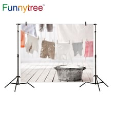 Funnytree-Fondo para fotografía, colgador de burbujas para baby shower, bokeh, telón de fondo para estudio fotográfico, sesión fotográfica, nuevo 2024 - compra barato