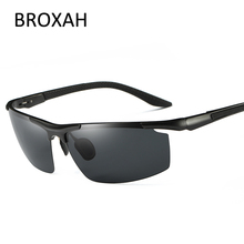 Retro Polarized Sunglasses for Men Sport Goggles High Quality Aluminium Magnesium Frame Driving Glasses Male Shades 2024 - buy cheap