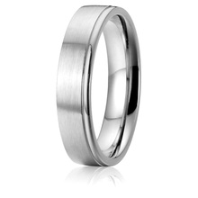 Обручальное кольцо для мужчин, серебряный цвет 2024 - купить недорого