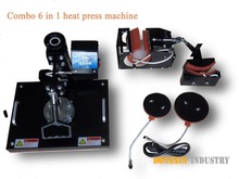 Máquina de transferencia de calor, máquina de sublimación, Combo 6 en 1 2024 - compra barato